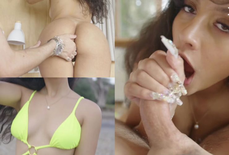 Watch Online JasminX Sexy Blowjob On The Beach
